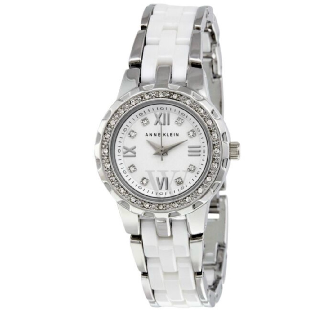 Anne Klein Dial Steel  White Ceramic Ladies Watch